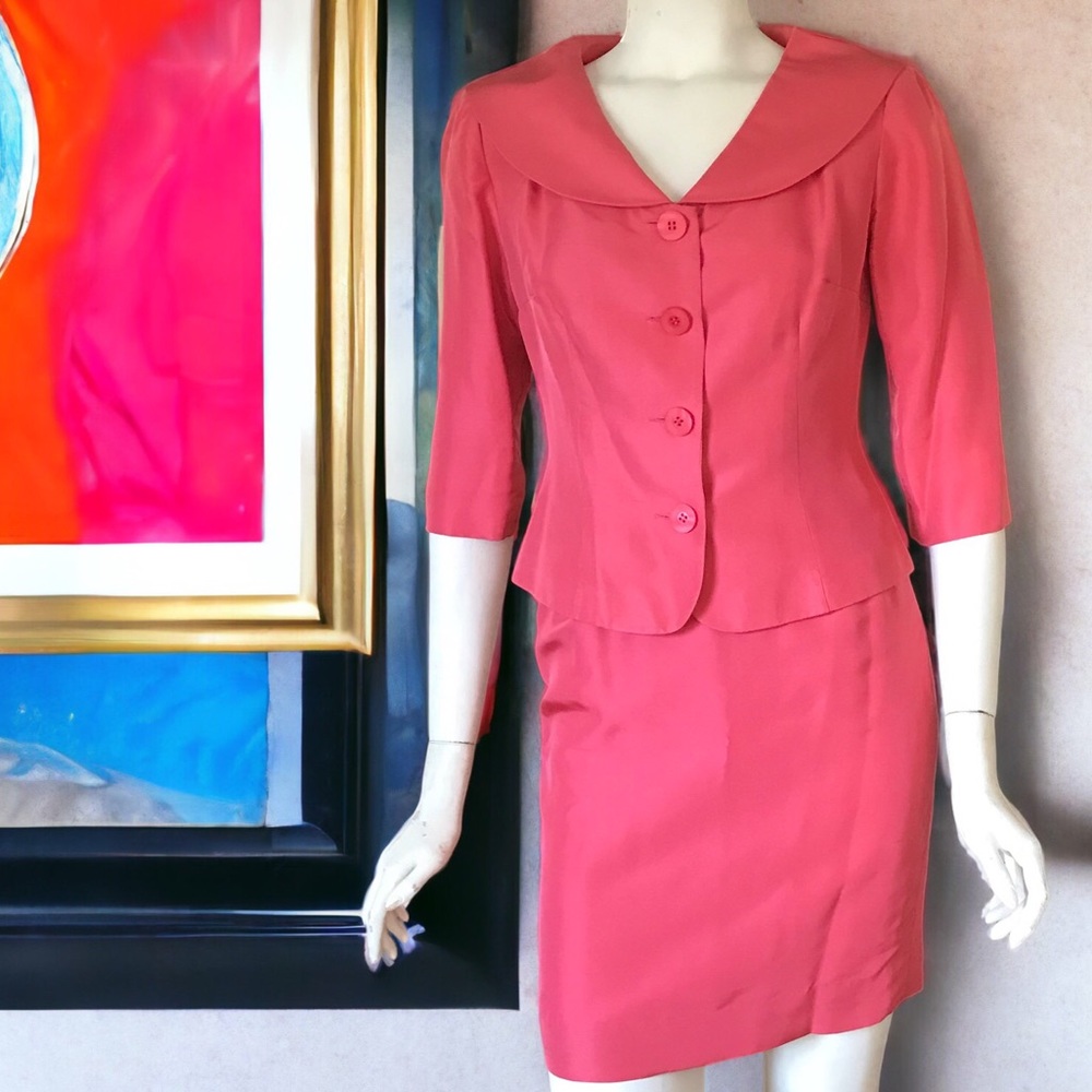 Donna Morgan Coral Skirt Set